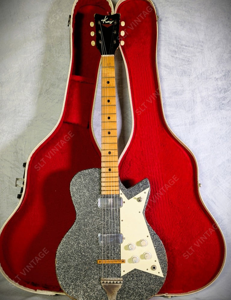 1957 Kay K4144 Sizzler w/ OG Geib SSC - Neck-Through!