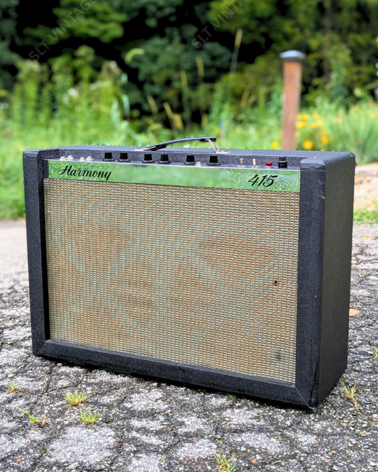 1966 Harmony H415 Amplifier – Vintage 2x12 Tube Workhorse