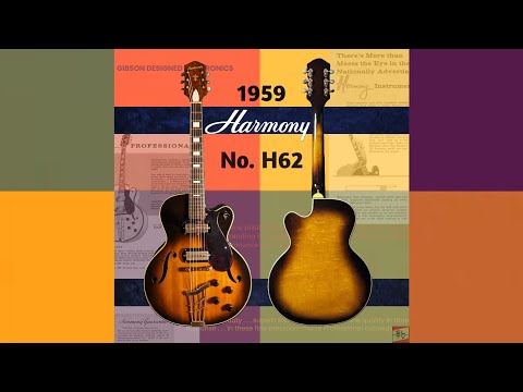 1959 Harmony H62, Virgin Gibson Harness & P13 Pickups. Original Geib SSC!
