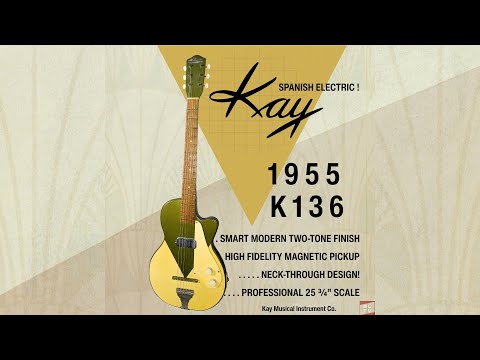 1955 Kay K136 w/ Brand New Gator HSC - RARE!