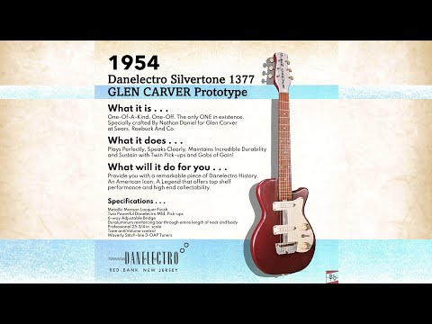 1954 Danelectro Silvertone 1377 Glen Carver Prototype - ULTIMATE COLLECTOR RARE!