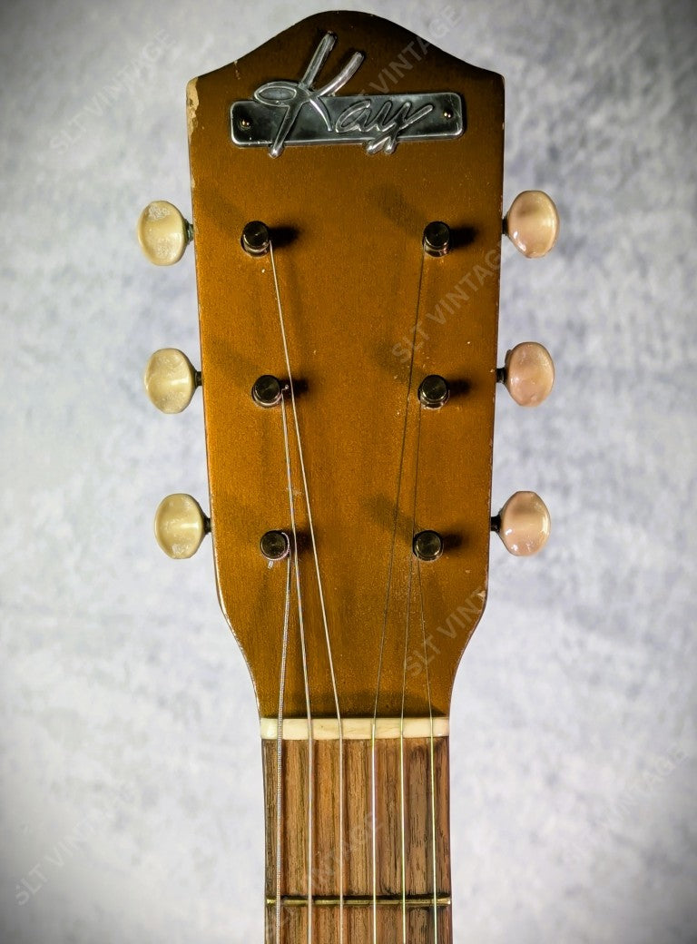 1954 Kay K141 Neck-Through Cutaway Tone Monster w/ Brand-New Gator