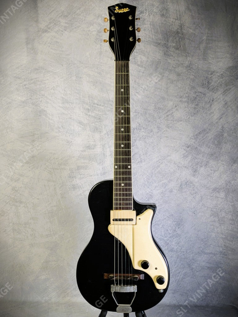 1954 Supro 1523 Ozark Cut-Away Jet - Factory Strap, New Gator HSC - RARE!