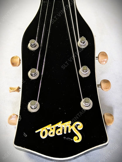 1954 Supro 1523 Ozark Cut-Away Jet - Factory Strap, New Gator HSC - RARE!