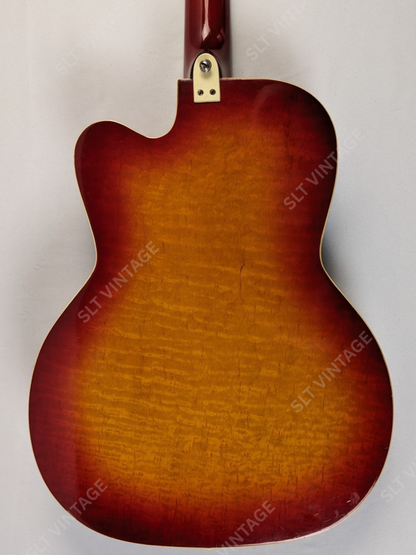 1955 Kay Silvertone 1381 Kay K161 Thin Twin, Super Clean!