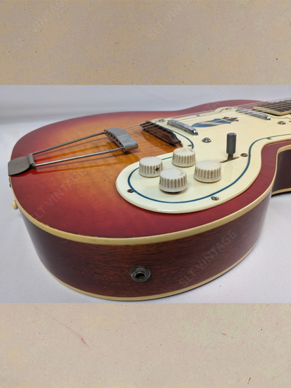 1955 Kay Silvertone 1381 Kay K161 Thin Twin, Super Clean!