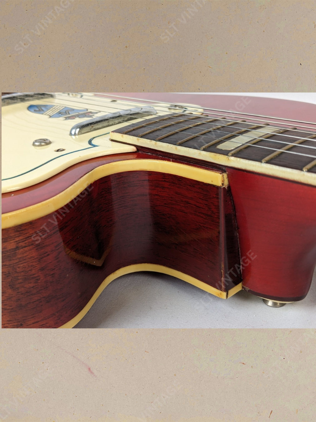 1955 Kay Silvertone 1381 Kay K161 Thin Twin, Super Clean!