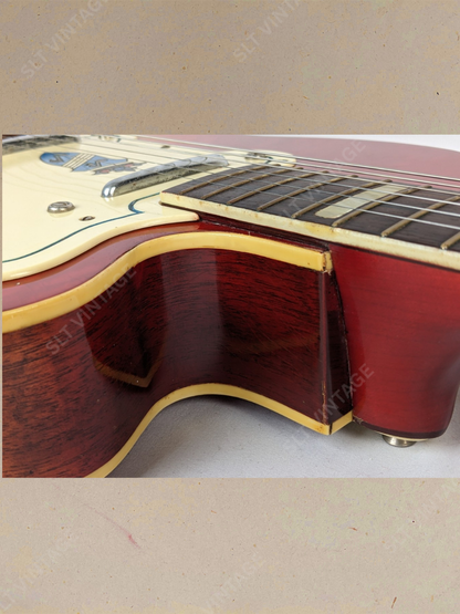 1955 Kay Silvertone 1381 Kay K161 Thin Twin, Super Clean!