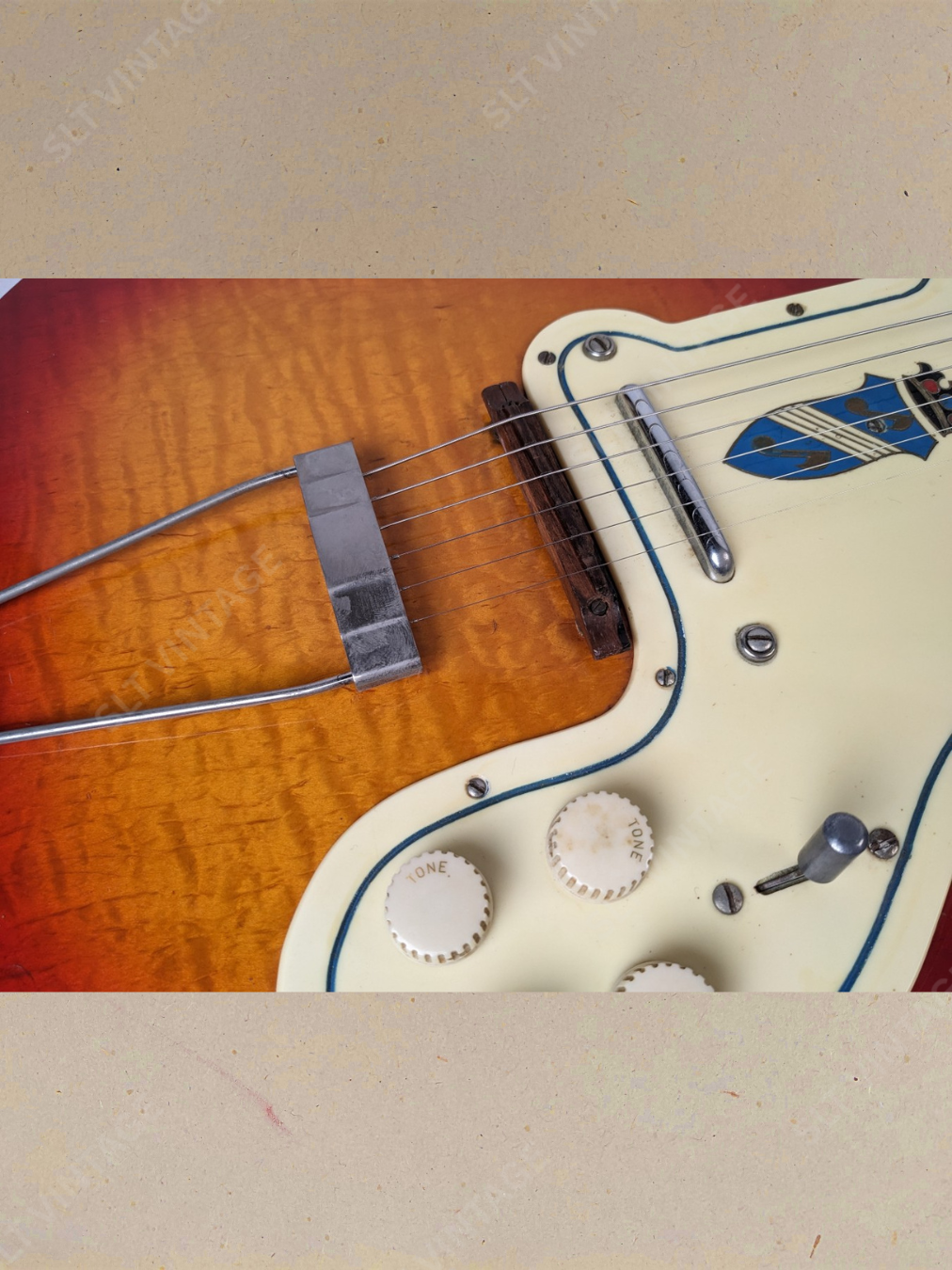 1955 Kay Silvertone 1381 Kay K161 Thin Twin, Super Clean!