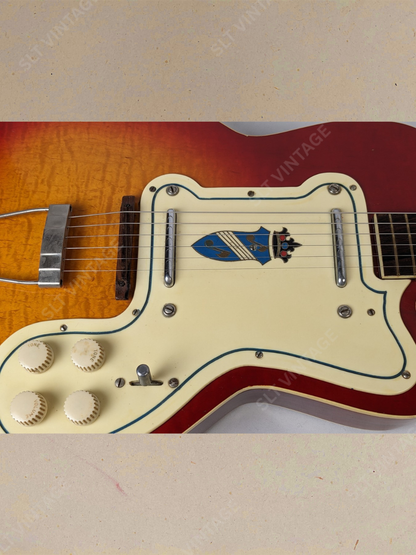 1955 Kay Silvertone 1381 Kay K161 Thin Twin, Super Clean!