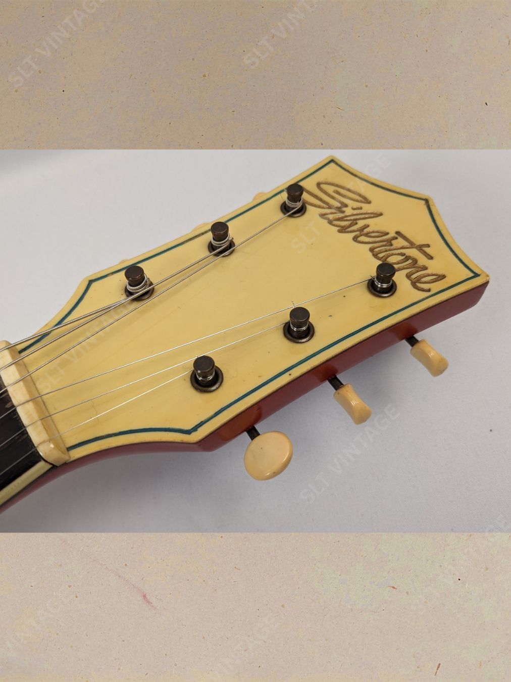 1955 Kay Silvertone 1381 Kay K161 Thin Twin, Super Clean!