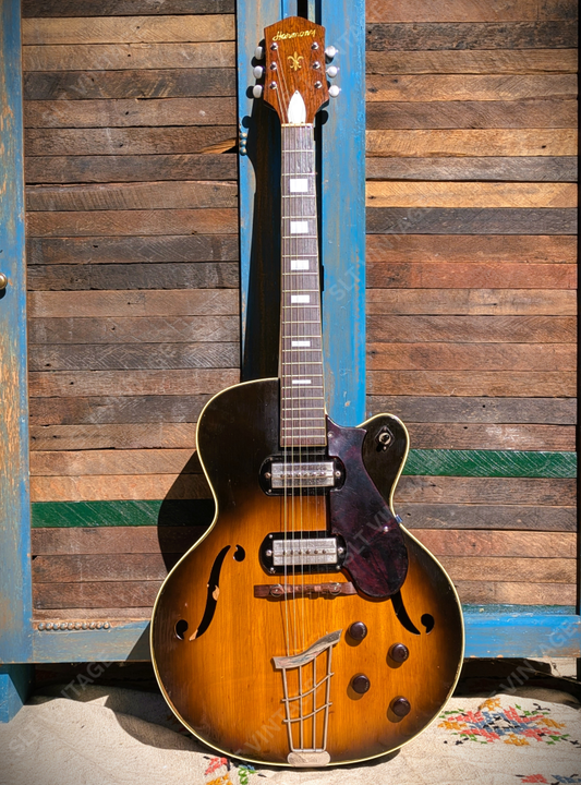 1959 Harmony H62, Virgin Gibson Harness & P13 Pickups. Original Geib SSC!