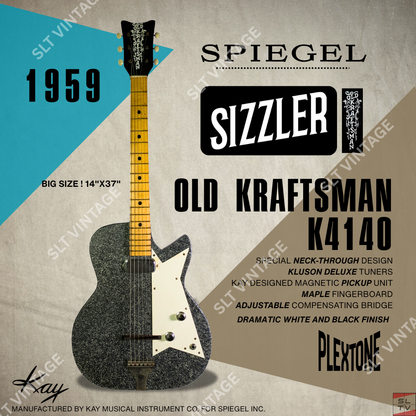 1959 Kay Old Kraftsman 4140 Sizzler w/ OG Geib SSC