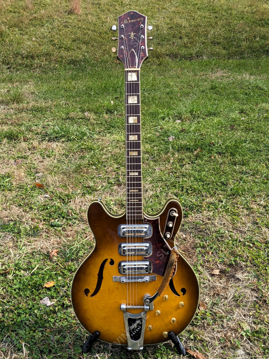 1960 Harmony H76 Time Capsule w/ Geib OHSC and Case Candy!