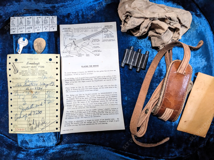 1960 Harmony H76 Time Capsule w/ Geib OHSC and Case Candy!