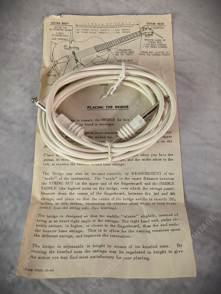 1961 Harmony H71 Meteor Natural Blonde OG Geib SSC and Extras!