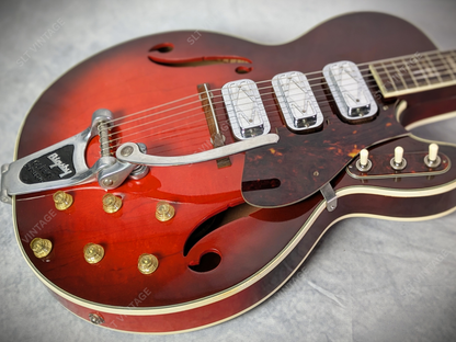1965 Harmony Silvertone 1454 Cherry Burst OG Geib SSC Super Clean