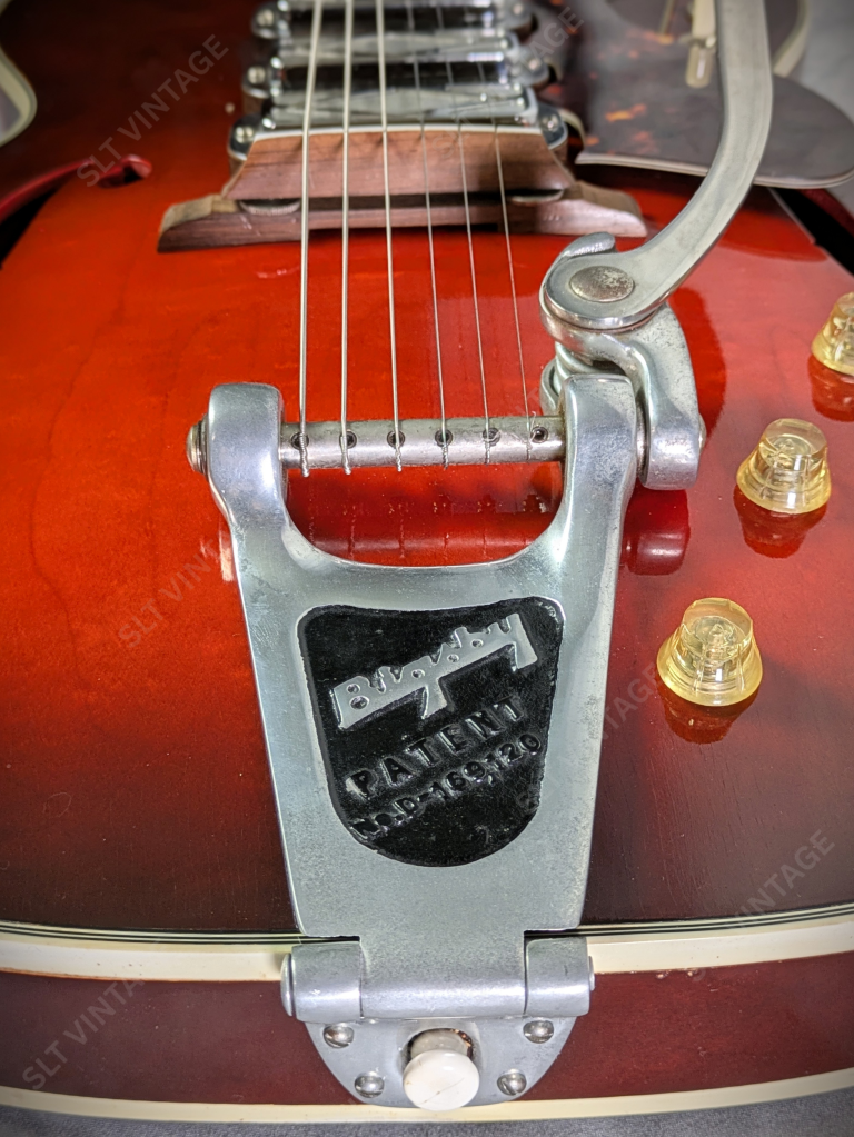 1965 Harmony Silvertone 1454 Cherry Burst OG Geib SSC Super Clean