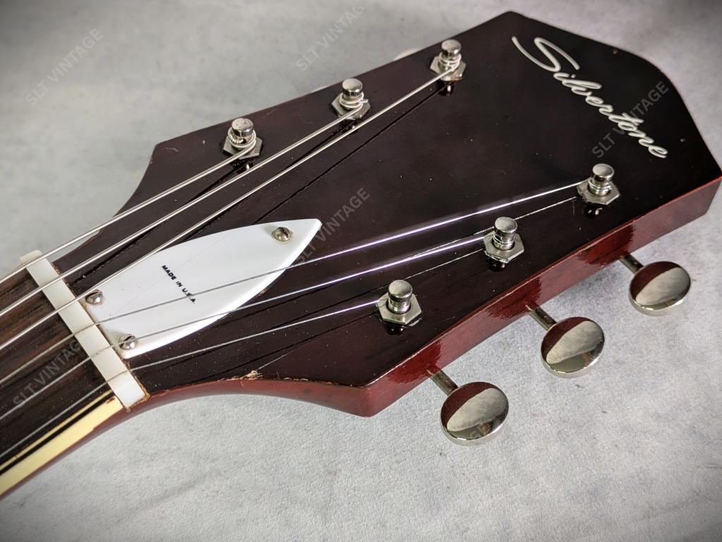 1965 Harmony Silvertone 1454 Cherry Burst OG Geib SSC Super Clean