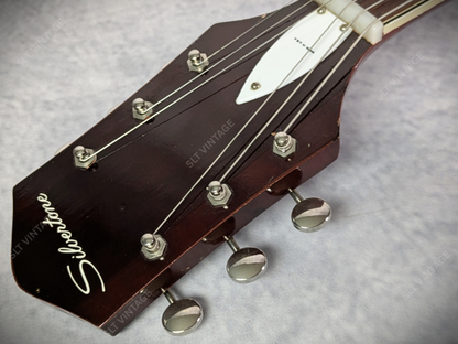 1965 Harmony Silvertone 1454 Cherry Burst OG Geib SSC Super Clean
