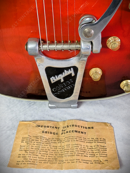 1965 Harmony Silvertone 1454 Cherry Burst OG Geib SSC Super Clean