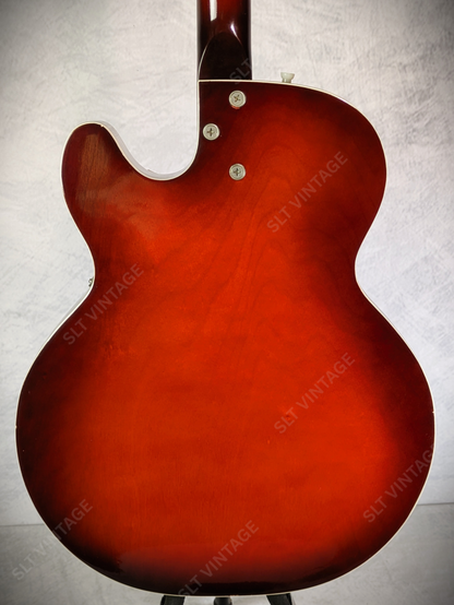 1968 Harmony H54 Rocket II Cherry Burst w/ OG Geib SSC, 10’ Cord and Extras
