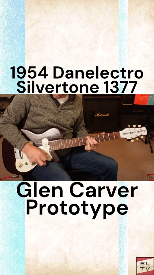 1954 Danelectro Silvertone 1377 Glen Carver Prototype - ULTIMATE COLLECTOR RARE!