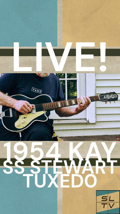 1954 Kay SS Stewart K136 Tuxedo Variant w/ OG Geib SSC - SUPER RARE!