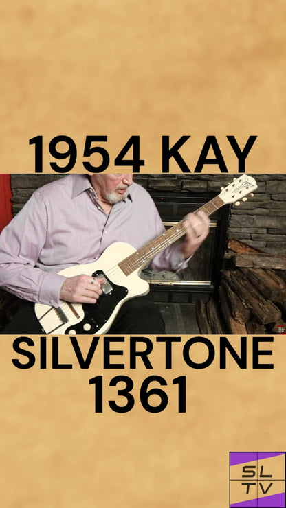 1954 Kay Silvertone 1361 Legendary Elmore James Model w/ OG Geib SSC - SUPER RARE!