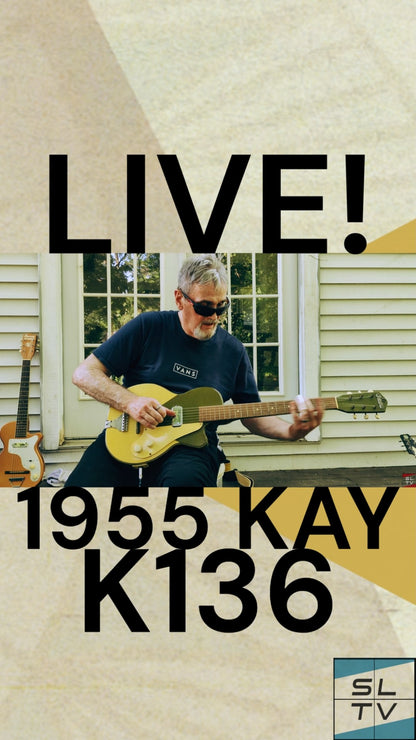 1955 Kay K136 Neck-Through w/ New Gator HSC, RARE!
