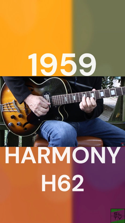 1959 Harmony H62, Virgin Gibson Harness & P13 Pickups. Original Geib SSC!