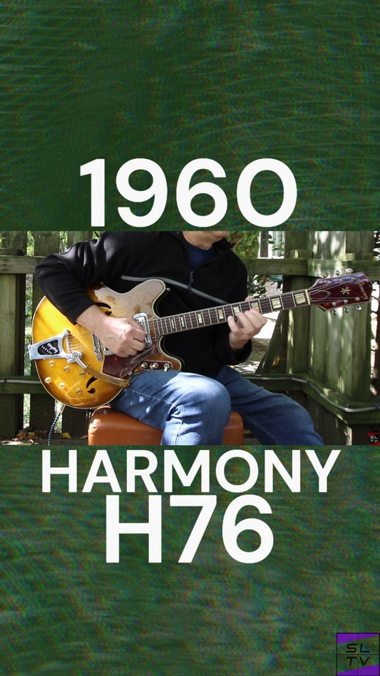 1960 Harmony H76 Time Capsule w/ Geib OHSC and Case Candy!