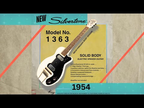 1954 Kay Silvertone 1363, OG Geib SSC, Legendary Elmore James Model w/ 2 Pickups – Super RARE