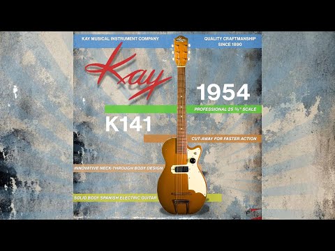 1954 Kay K141 Neck-Through Cutaway Tone Monster w/ Brand-New Gator HSC